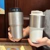 18.6 Oz 20.29 Oz Coffee Cup - Outdoor Sports Travel-sized Portable Insulated Bottle - Stainless Steel Straw Cup