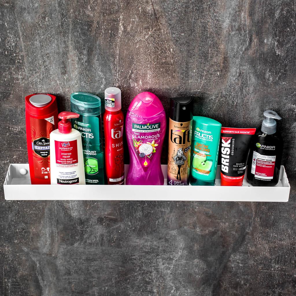 White Hanging Bathroom Shower Shelf