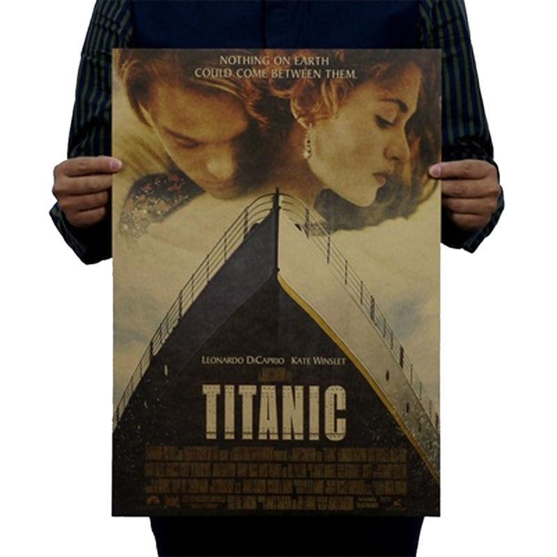 Póster de Película Clásica Nostálgico Titanic Fast and Furious Decoración de Pared para Bar Cafetería Pintura