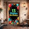 Large Birthday Banner Fun UV-resistant Durable Event Sign Engaging Birthday Decoration for Family Gathering