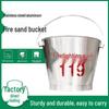 Stainless Steel Fire Emergency Sand Bucket