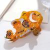 Friendly Acetate Hair Barrettes For Daily Use Clawfish Whale Pattern Not Slip Teeth Styling Essential