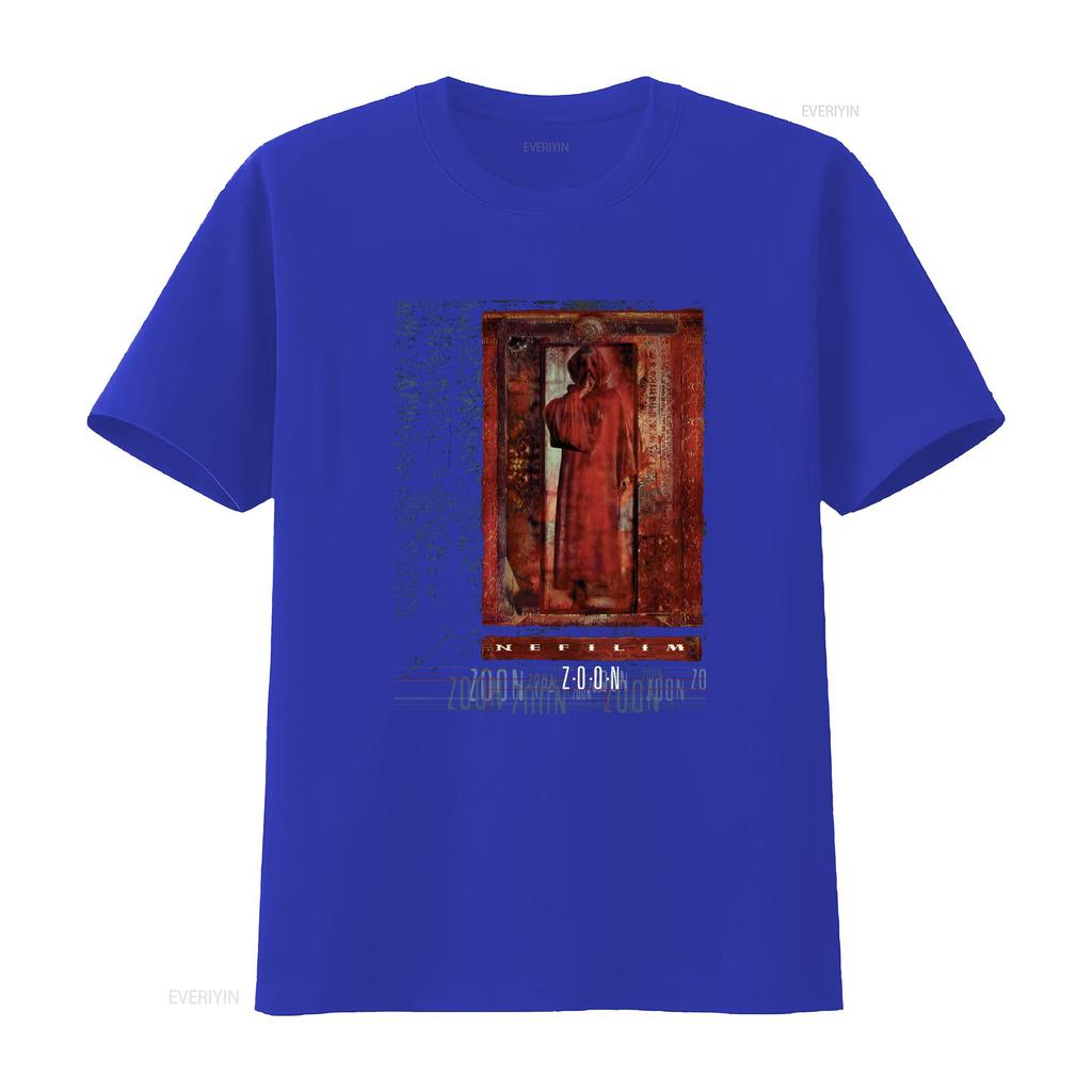 Nefilim Zoon 1996 Album Cover T-Shirt Vintage Atmungsaktiv Leicht Designer Kleidung Vielseitig Grafik Vintage