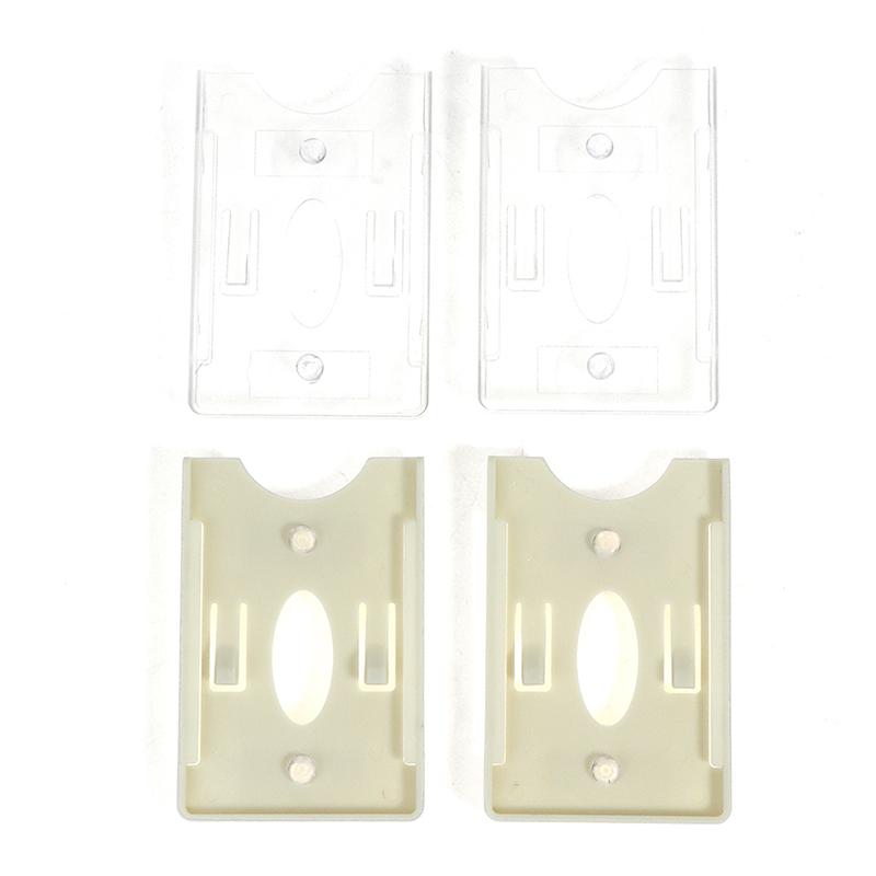 2 Pezzi Nuovo Porta Tessere Per Vetro Parabrezza Etichetta Durevole Custodia per Tessere Id Ic