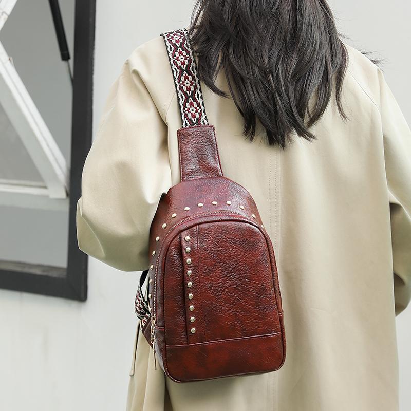 Women Bag Waist Packs High Quality PU Leather Crossbody Bag For Women Luxury Designer Women's Chest Bag Shoulder Bag Handbag