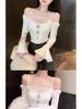 Lace Patchwork Long Sleeve Slim Fit T-shirt - Trendy Autumn/Winter Women's Fashion
