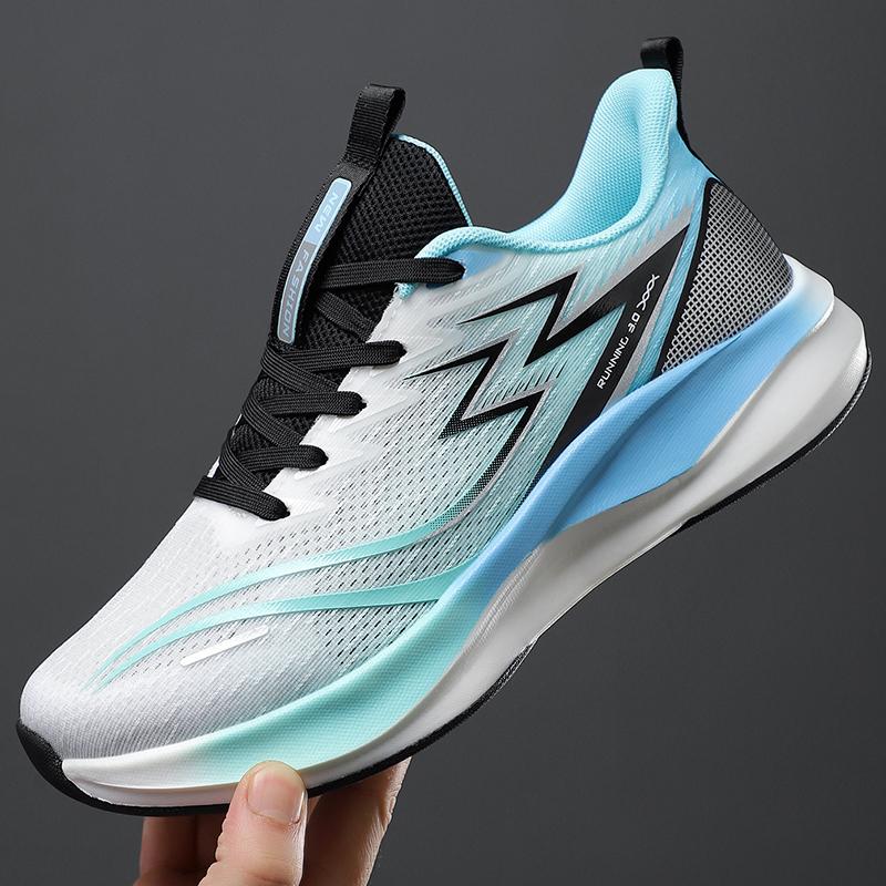 2024 Hot selling men's casual shoes shock-proof comfortable outdoor running fitness training fashion sports shoes mesh shoes