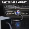For Starlink Charger USB Type C Cigarrete Lighter Car Charger 12V-24V Vehicles 2M Digital Voltmeter Waterproof Extension Cable