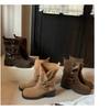 Height-increasing Boots, Women's Thick-heeled Boots, Thick-soled Buckle Ankle Boots, Women's Shoes