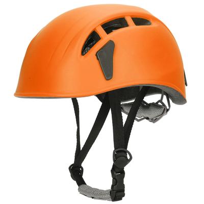 Outdoor Sport Sicherheits-Kopfschutzhelm für Bergsteigen Klettern Rollschuhlaufen(Orange)