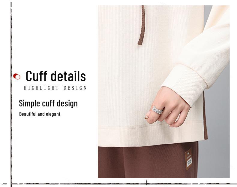 Mom's Casual Hooded Pullover for Women - Loose Fit, Spring/Fall 2024 Trend