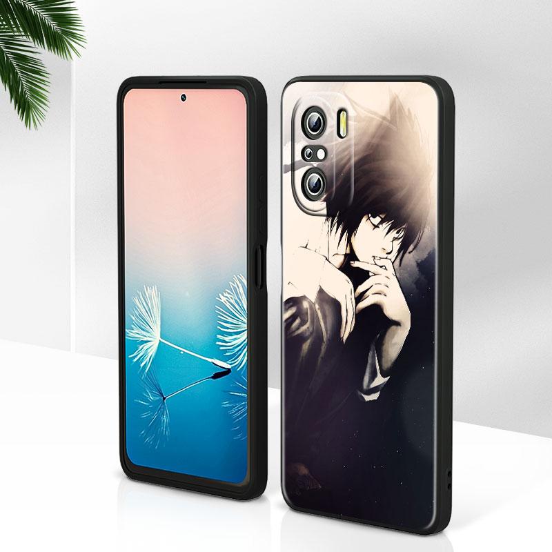 Anime Manga Death Note Ryuk For Xiaomi Redmi Note 12 Turbo 11E 11S 11 11T 10 10S 9 9T 9S Pro Plus 5G Black Phone Case