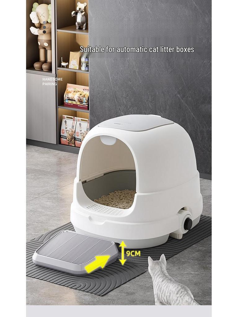 Double Layer Cat Litter Mat: Anti-Splash, Anti-Carry-Out, Universal Fit for Litter Boxes