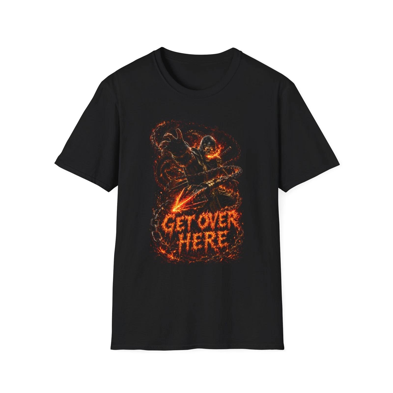Get Over Here Scorpion Graphic T-Shirt XXXL