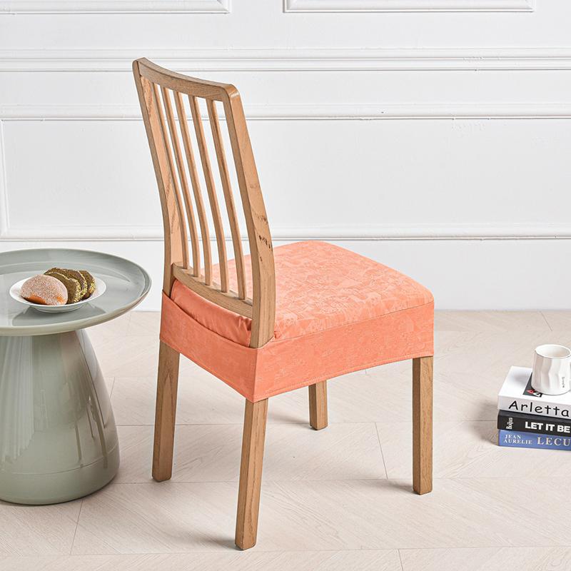 Elastic Square Chair Cover Waterproof PU Leather Home Dining Chair Seat Cover Decor Dust Slipcover Stool Cushion Removable