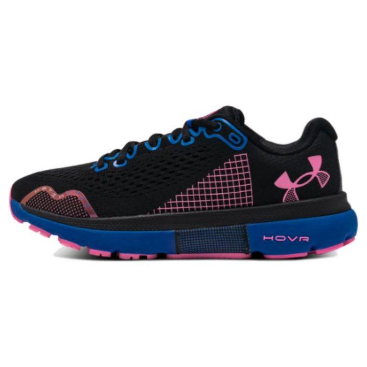 Under Armour HOVR Infinite 4 Comfortable Low-Top Casual Running Shoes Women sneaker Black Pink 3026581-001