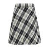 Ssideuneuwa Women'S Check Bias Skirt (Black - Check)