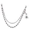 Dark Fantasy Waist Chain With Lobster Clasp And Double Layer Spider Design For Adults