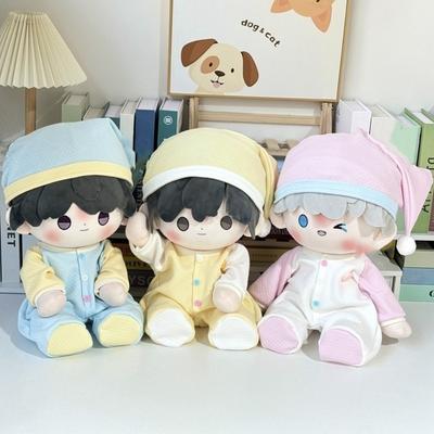 Sitting Posture 40cm Cotton Doll Clothes Clown Hat No Attribute Doll Clothes  Children's Gift