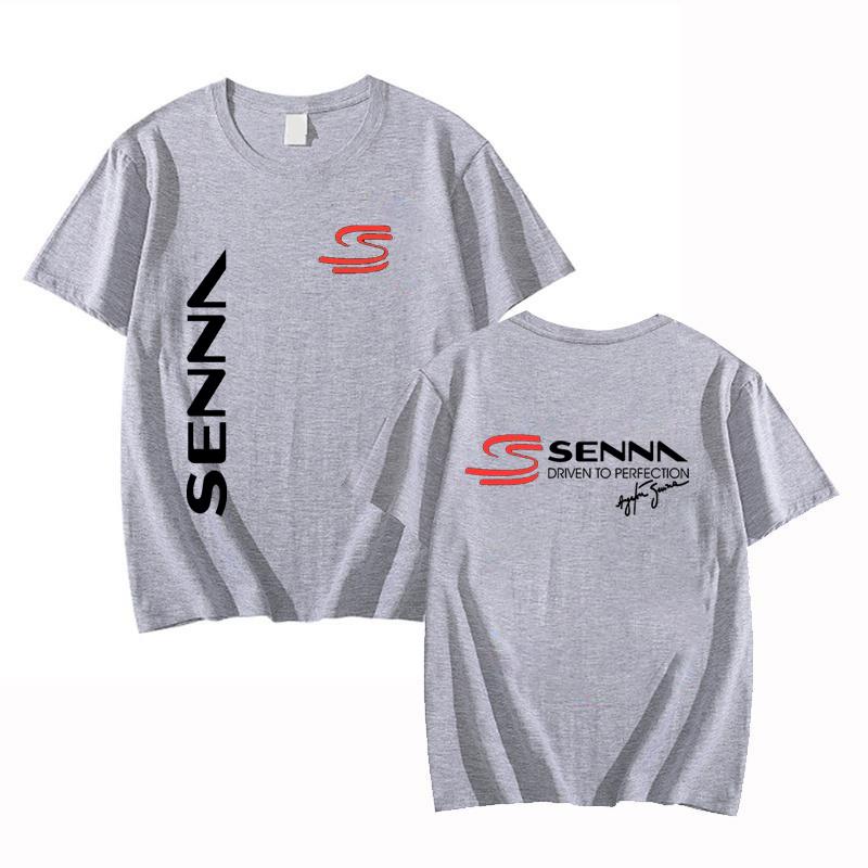 2025 Fashion Men T Shirt Casual Ayrton Senna Brazilian Formula 1 Legend T-shirt Graphic Oversized Breathable Streetwear XXS-4XL