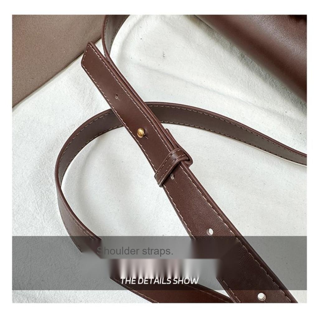 Xeie Thuk Shoulder Crossbody Handbag Women PU Adjustable Strap Daily Commute