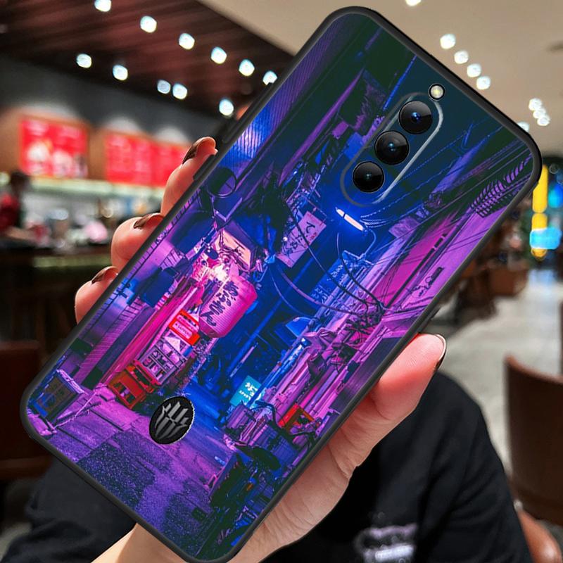 Japanese Night City Aesthetic Phone Case For ZTE Nubia Red Magic 9 Pro 8 8S Pro Plus 6 7 6S 7S Pro 6R 5S 5G Back Cover