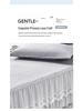 Machine-Washable Ice Silk Bed Skirt & Jacquard Cool Mat Set - Foldable, Soft Summer Air Conditioning Mat for Home Use
