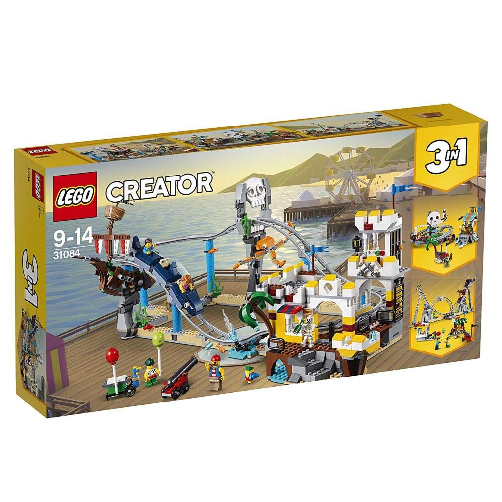 LEGO Creator Pirate Roller Coaster 31084 Building Kit (923 Piece), Multicolor