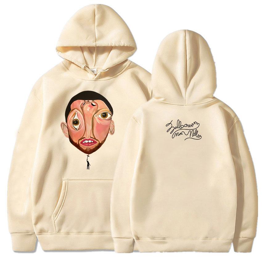 MaccMiller Balloonerism Album Tisk Mikiny Pánské Hip Hop Unisex Streetwear Nová Móda Pulovry Grafický Potisk Mikina