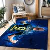 Inter Milan Player Action Area Rug Perfect for Hallway Playrooms Game Room Kitchen Antislip Carpet Office home decor Wedding Party Gift
