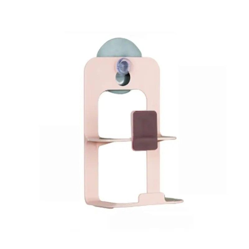 Suport de scurgere pentru chiuvetă Ventuză din metal Accesorii de depozitare pentru bucătărie Organizator de depozitare Suport pentru burete Telefon Ochelari Depozitare baie