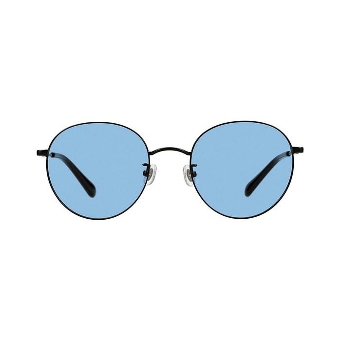 [Zoff] SUNCUT Glasses/UV100% Cut Boston Sunglasses (Black(Matte) ZY252G02_14F1) | Color Lens Metal Frame | UV Protection |