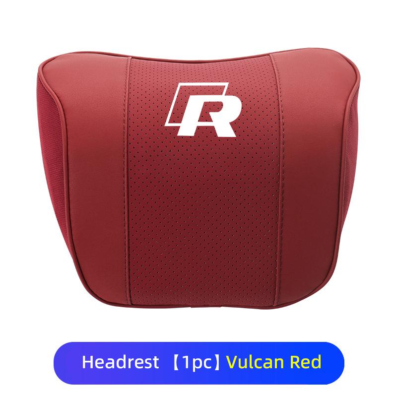 For Volkswagen VW Car Headrest Lumbar Support Cotton Neckpillow Waist Cushion Golf 4 5 6 7 Polo Jetta Sagitar Magotan Passat B5 zr7