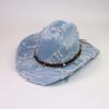Western Cowboy Hat European and American Fashion Warped Edge Old Party Hat Men and Women Big Brim Jazz Hat