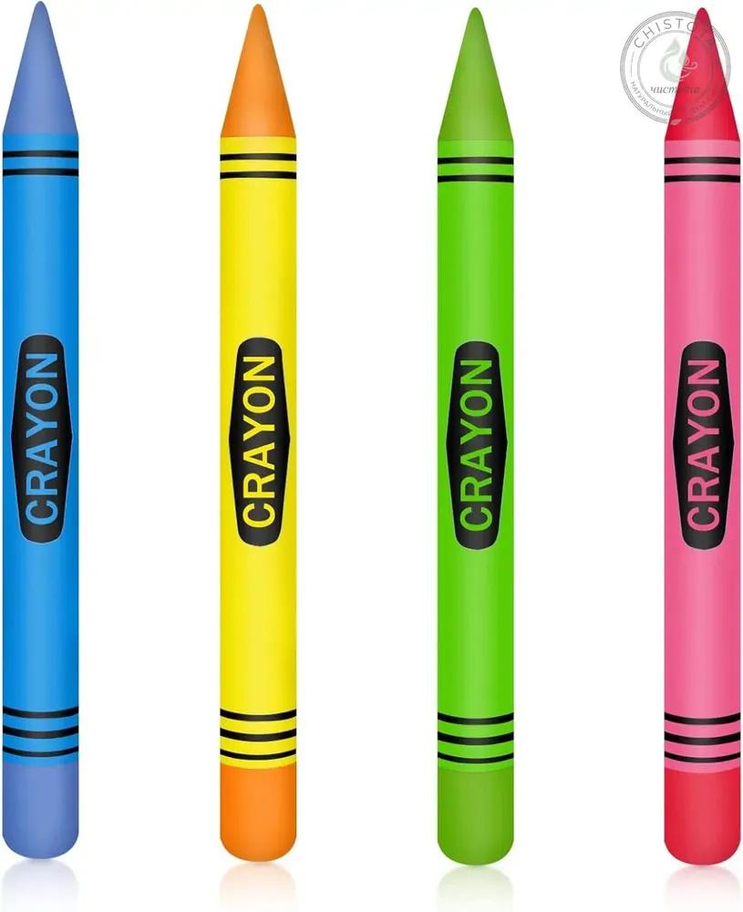 Lápices Inflables (Paquete de 4) - Azul, Amarillo, Verde - Recuerdos de Fiesta Novedosos para Niños
