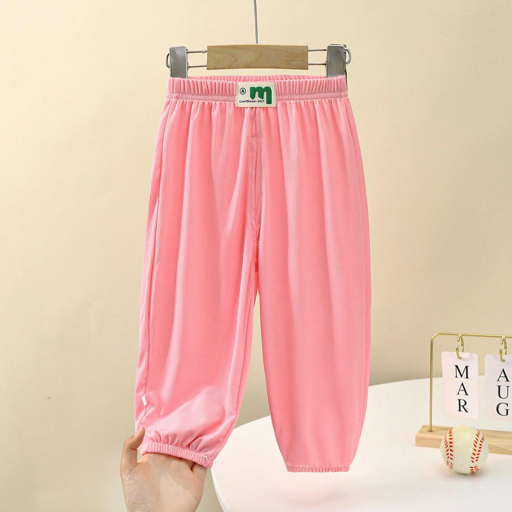 Children's Anti-mosquito Pants Thin Section Boys and Girls Bloomers Small and Medium-sized Children Summer Trousers Boys and Girls Pants Wholesale