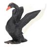 Black Swan Figurine Lifelike Appearance Eco Friendly PVC Stimulate Imagination Black Swan Toy for