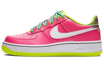 Air Force 1 Low Pink Volt Aqua GS CW5761-600