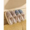 Thick Cotton Slippers with Added Fleece for Women Suitable for Keeping Warm and Slip Resistant At Home In Autumn and Winter Suitable