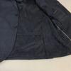 HILTON TIME GUABELLO Italian Fabric Tailored Blazer Men’s L Navy Check(USED)