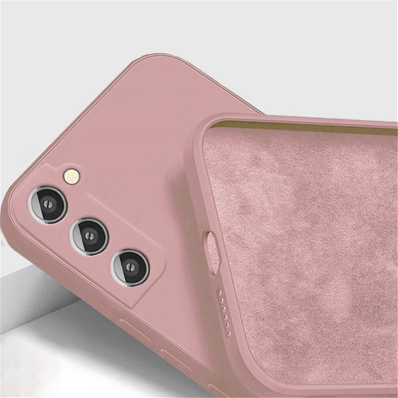 

Мягкий силиконовый чехол из жидкого силикона с квадратными конфетами для Samsung Galaxy S23 Ultra S22 S21 Plus A54 A53 A33 A73 A04S A14 A23 A24 A34 M53 M33 M32 4G 5G гелевая задняя крышка For Samsung Galaxy A34 5G розовый