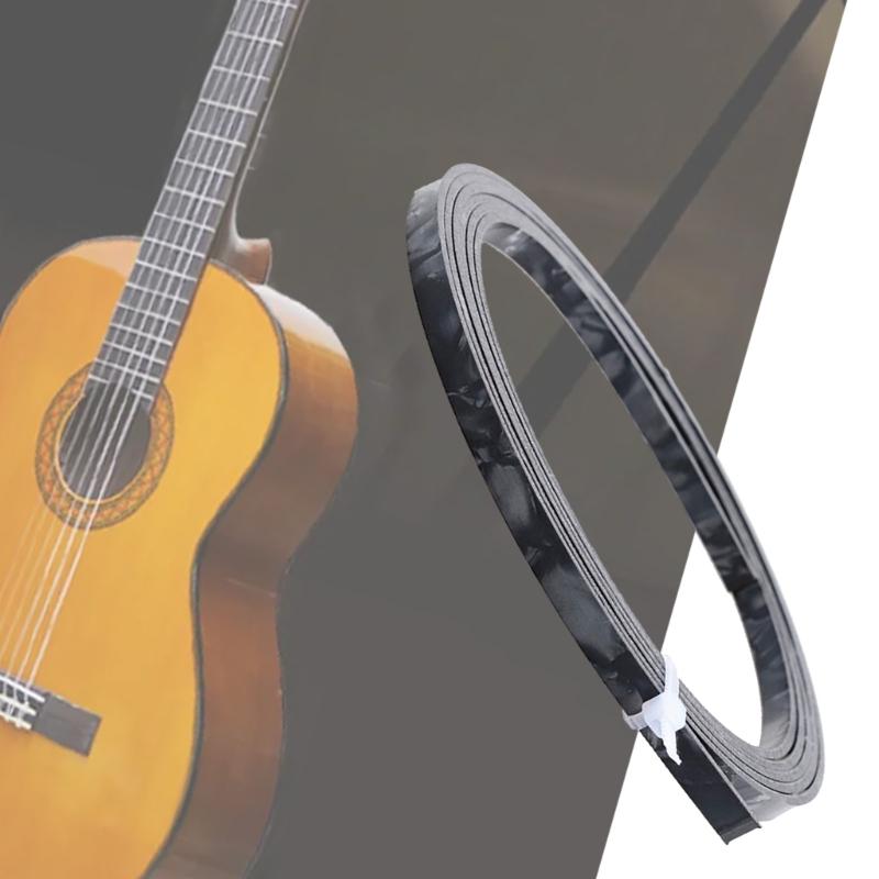 Colorful Guitar Binding Purfling Strips Edging Binding Strips Durable Guitar Trim Decorative Accessory Easy to Install