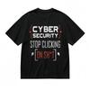 Women's Slight Stretch Breathable Classic T-Shirt Cyber Security Graphic Tee
