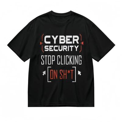 Women's Slight Stretch Breathable Classic T-Shirt Cyber Security Graphic Tee