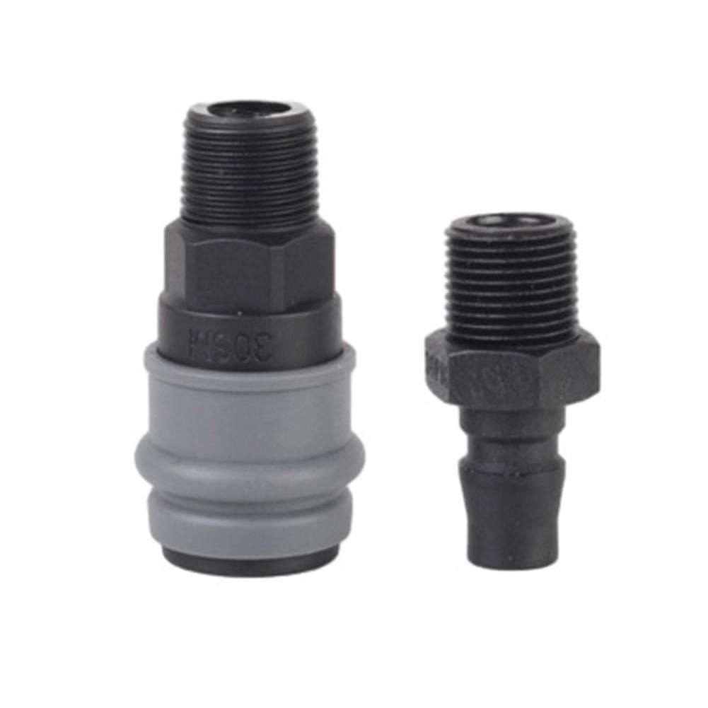 Energy Saving Pneumatic Connectors with Self Sealing Functionality