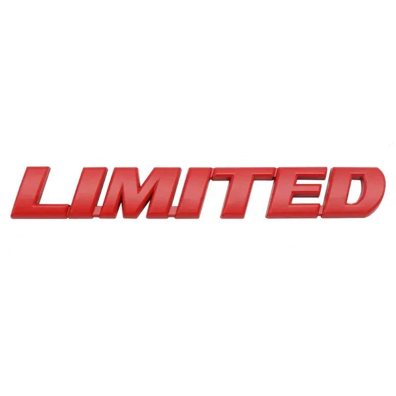 3D Metal Car Trunk Badge Stickers For Jeep Limited Letters Emblem Logo Grand Cherokee Overland Compass Wrangler Accessories