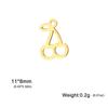 5 pieces/pack Mini Cat Flower Jewelry Owl Cherry Star Heart shaped Bow Stainless Steel Pendant DIY Necklace Bracelet Jewelry