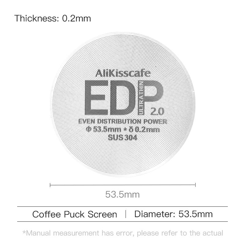 Alikisscafe Espresso Puck Screen Filter 51mm 53.5mm 58.5mm 57mm For Delonghi Breville Portafilter Barista Tools Coffee Accessory