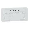 Electronic LED Alarm Clock Showing Date & Week Features Adjustable Brightness Levels & Voice Activation for Easy Use Anywhere