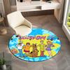 Halloween Supernatural Comedy Adventure Movie Scooby-Doo Round Carpet Soft Home Decoration Corridor Table and Chair Anti Slip Outdoor Floor Mat Rug 16